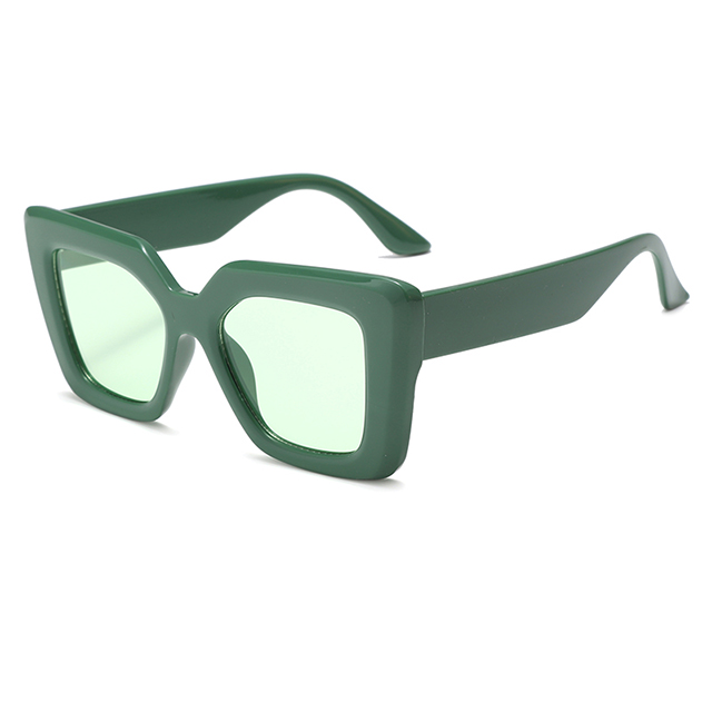 Nuevas gafas de sol polarizadas para mujeres de gran tamaño de ojo de gato #84046