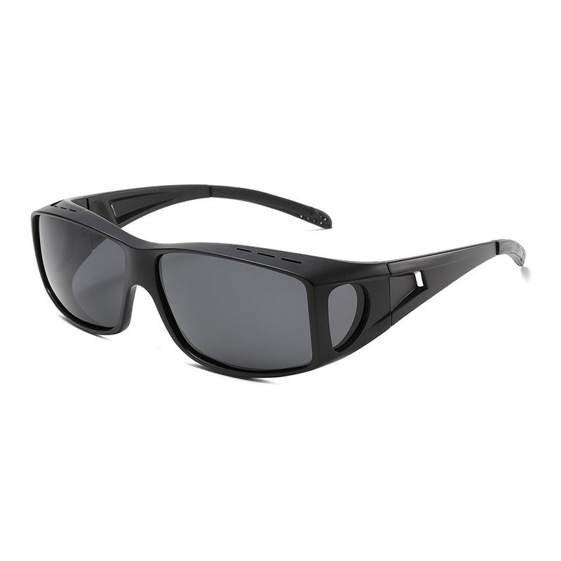 3491 marco de diseño ovalado de gran tamaño UV400 TAC Lente polarizada Gafas de sol cubierto