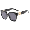 3440 Hardware de metal geométrico de marco de forma de mariposa en templos Gafas de sol de mujeres