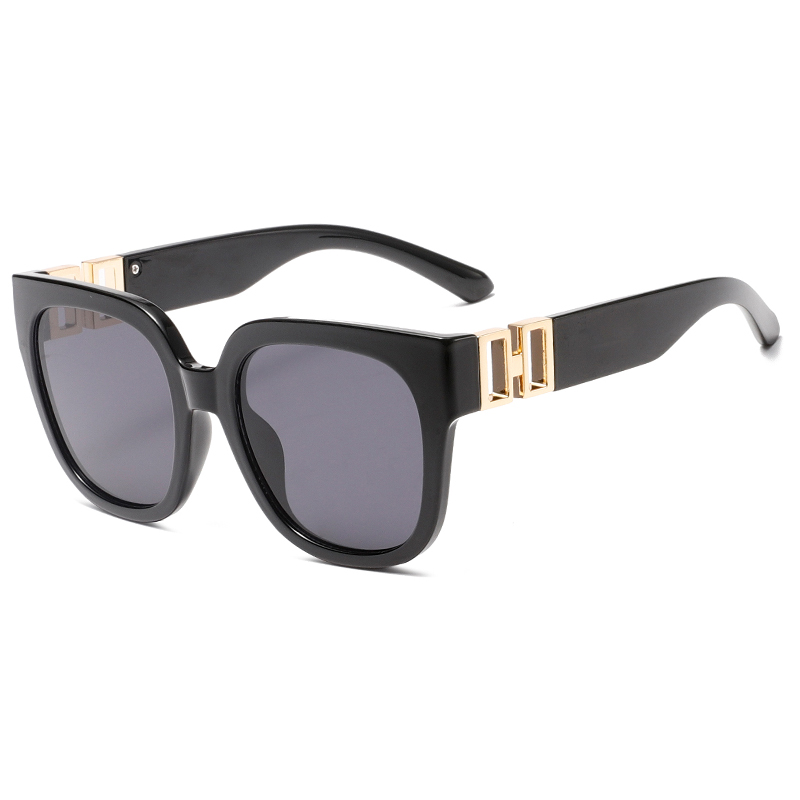 3440 Hardware de metal geométrico de marco de forma de mariposa en templos Gafas de sol de mujeres