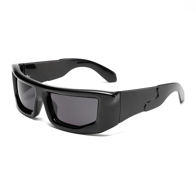 3455 marco rectángulo TAC lente polarizada de plástico grueso Construcción de plástico Gafas de sol