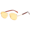 2288 MARCO DE METAL CLÁSICO REDED METAL POLLAS DE GOMA FLOSE GHAFAS DE SUN UNISEX