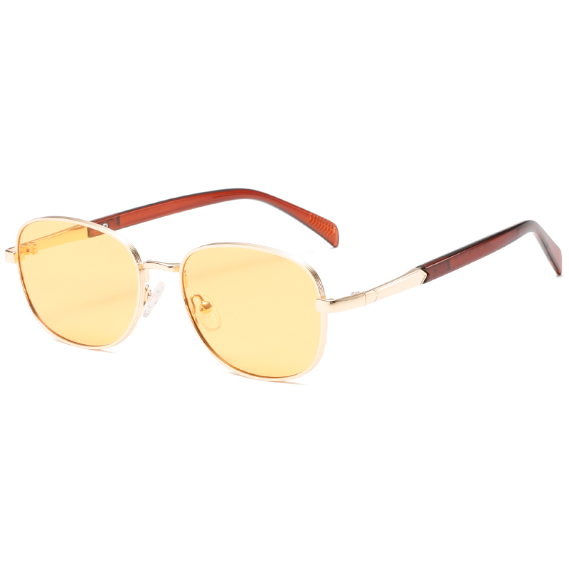 2288 MARCO DE METAL CLÁSICO REDED METAL POLLAS DE GOMA FLOSE GHAFAS DE SUN UNISEX