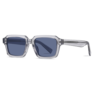 32105 gafas de sol de acetato hechos a mano de forma rectangular