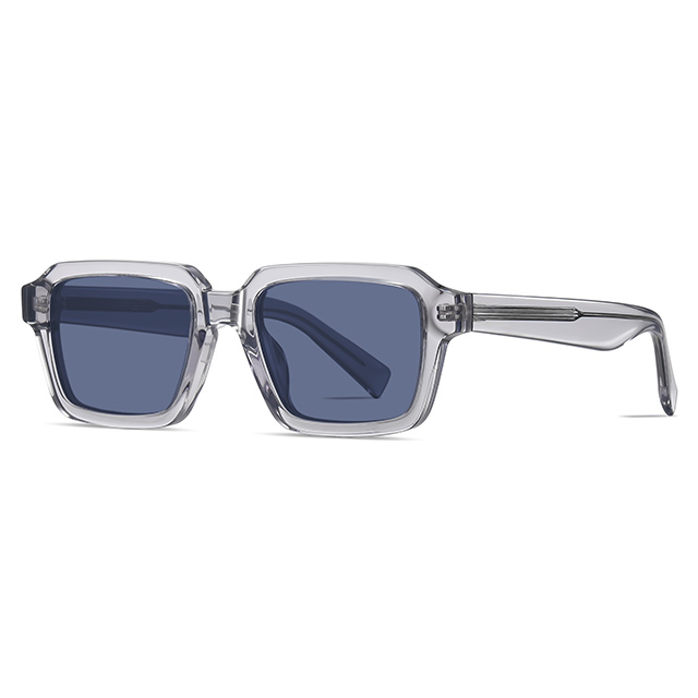 32105 gafas de sol de acetato hechos a mano de forma rectangular