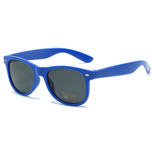 8816303 Gafas de sol promocionales de ventas de MOQ de azul brillante brillante