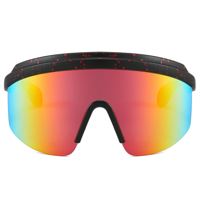 86506 Biggie Halfrim Frame Real Revo Revo Color Coated Cobertura de cobertura de cobertura de lentes Sports Sun Gafas de sol