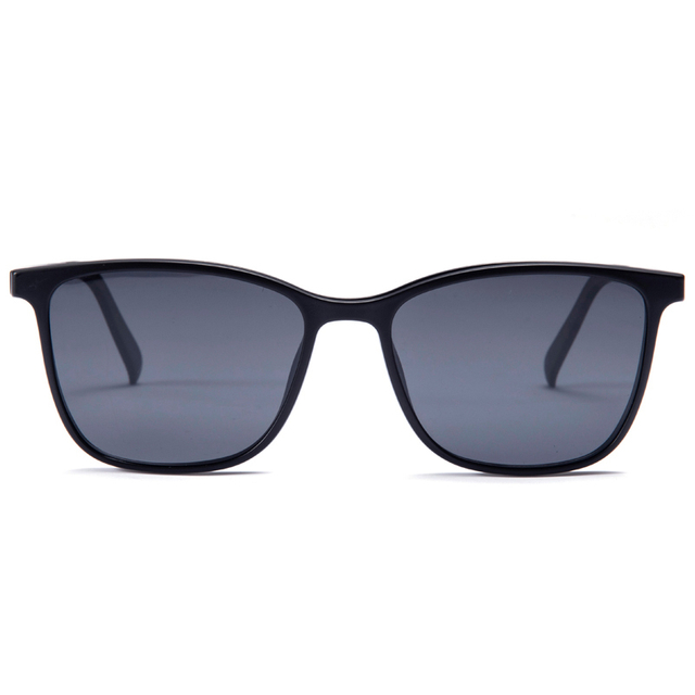 Clip de acero de plástico magnético de marco de espectáculo de forma cuadrada de 1905 en los anteojos