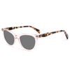 3023 en stock bisagra de primavera cateye acetato gafas de sol