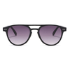 Double puentes gafas de sol de mujeres polarizadas de PC reciclada redonda #81596