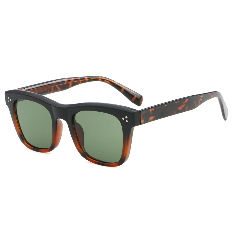 8808 Wayfarer Style Tres remaches de metal redondo de buena calidad TR90 Gafas de sol