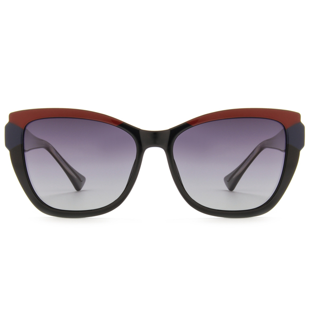 7009 Big Cat Eye Frame Fit para diferentes formas de cara TAC TAC Gafas de sol para mujeres