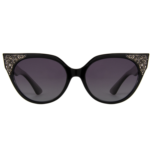 7012 Forma de ojo de gato Rhiny Rhinylones Polarizadas Fashion Gafas de sol Mujeres de sol