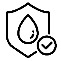 impermeable de los vidrios