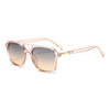 3427 MARCO DE Forma cuadrada al por mayor Puente de doble nariz UV400 Gafas de sol unisex