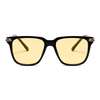 3444 Inyectado marco de forma de sqaure stework templos de metal de metal gafas de sol