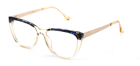 Inyección Acetato+Metal Women Frames ópticos #8002