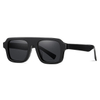 32101 Puente grueso horizontal Gafas de sol de acetato unisex de alta calidad