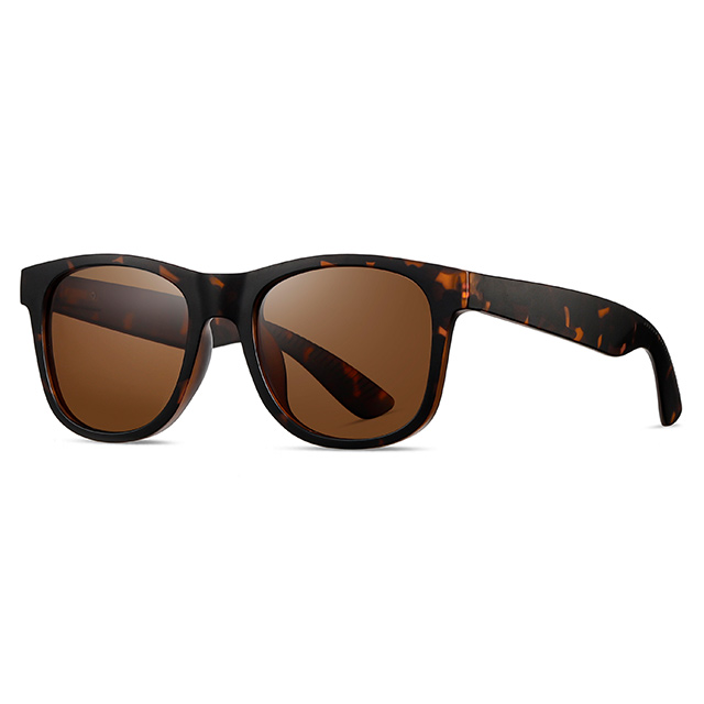16101 Colores mate unisex Wayfarer Gafas de sol de plástico