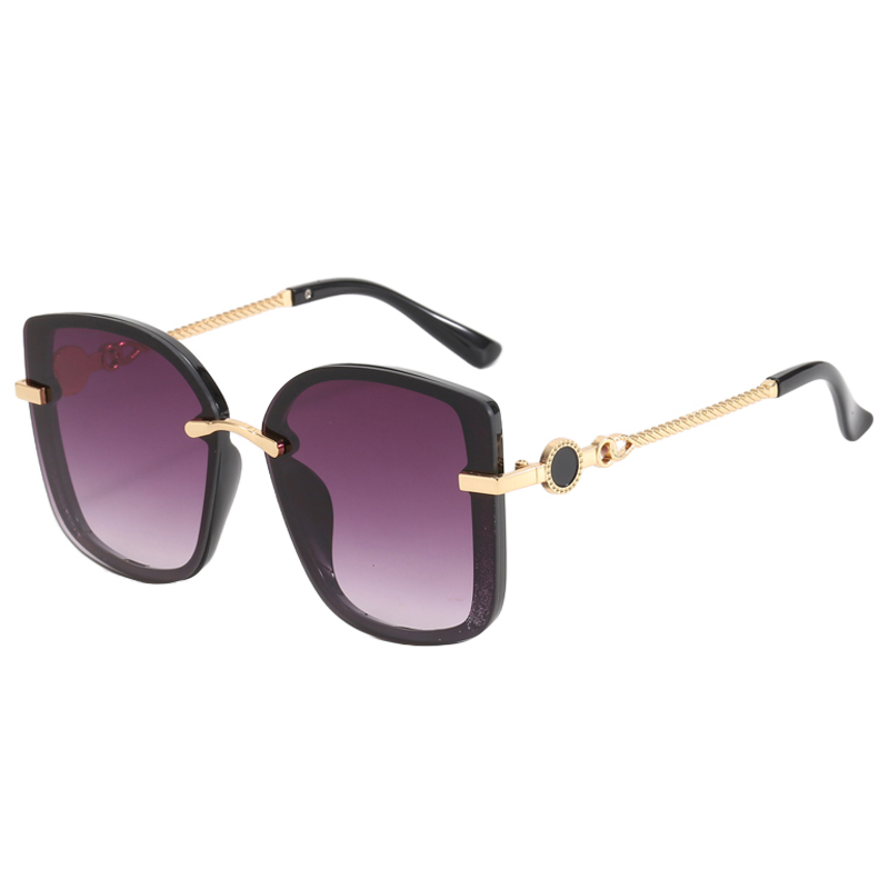 86495 Big Overal Butterfly Frame con acabado dorado Metal Armas de metal Gafas de sol