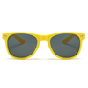 88163-5 Estilo de estilo Wayfarer Marco de color amarillo brillante con remaches plateados Promocionar gafas de sol de ventas