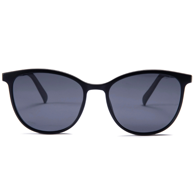 1908 Gran marco de espectáculo con forma ovalada Clip de plástico universal de acero en anteojos para mujeres