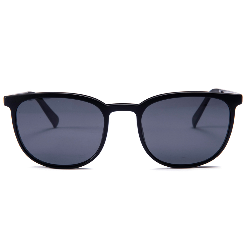 1907 marcos ovales en forma de lente de protección UV400 Clip de acero de plástico en anteojos para unisex