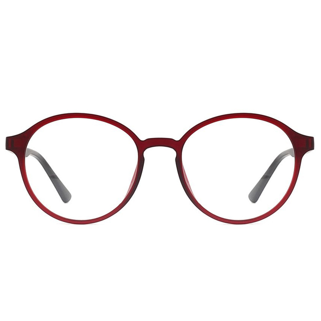 951113 Clip bicolurable de la nariz con ligos de llaves de borde completo de forma completa en los anteojos