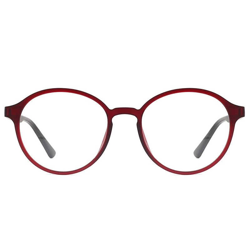 951113 Clip bicolurable de la nariz con ligos de llaves de borde completo de forma completa en los anteojos