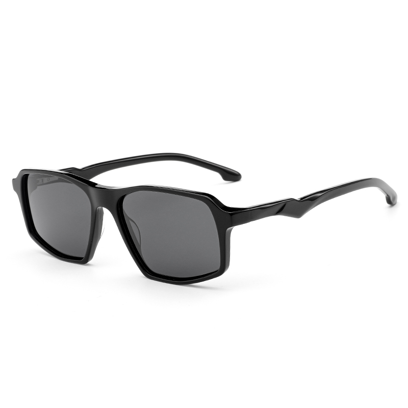 05 Bisagra de primavera Tac Polarizados Acetato Men Sports Sun Gafas de sol