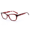 3037 Spring Bisagra Tortoiseshell Acetate Women Frames ópticos