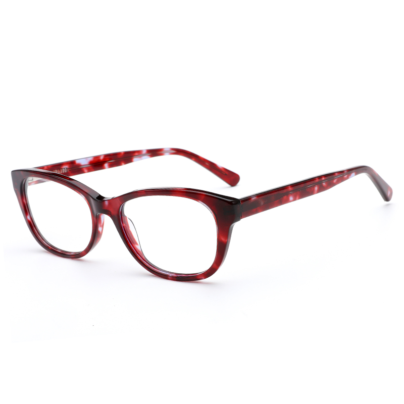 3037 Spring Bisagra Tortoiseshell Acetate Women Frames ópticos