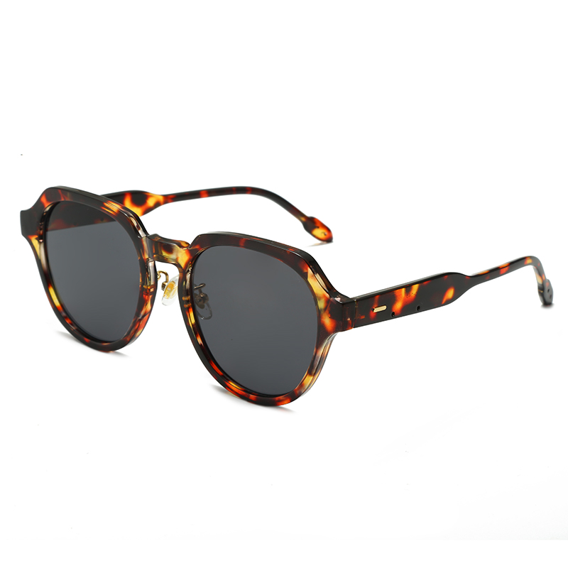 Estock Round Shape Fashion Design Temple Women/Unisex PC UV400 Protección de gafas de sol #99903