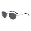 2312 Marco de alambre de metal ovalado arqueado Tac lente polarizada ultraligera gafas de sol unisex