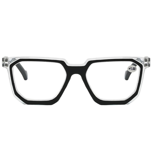 3144 Lente de plástico de lente de potencia de hipoopía personalizada de marco cuadrado