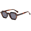 3467 Forma hexagonal geométrica Marco grueso UV400 Categoría 3 en tendencia Gafas de sol unisex