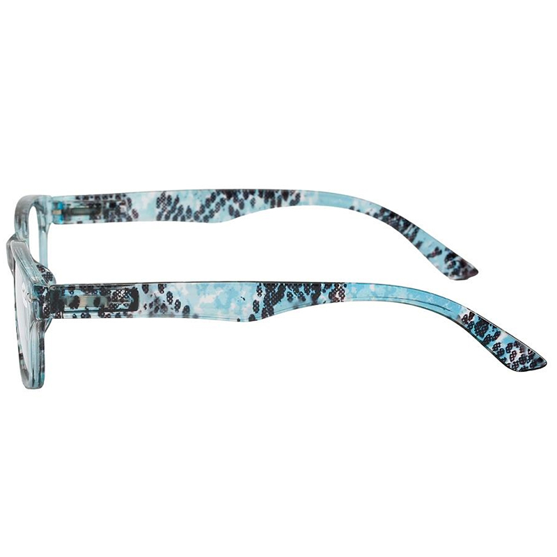 3141 marco rectangular Patrón de piel de serpiente único impreso unisex lector