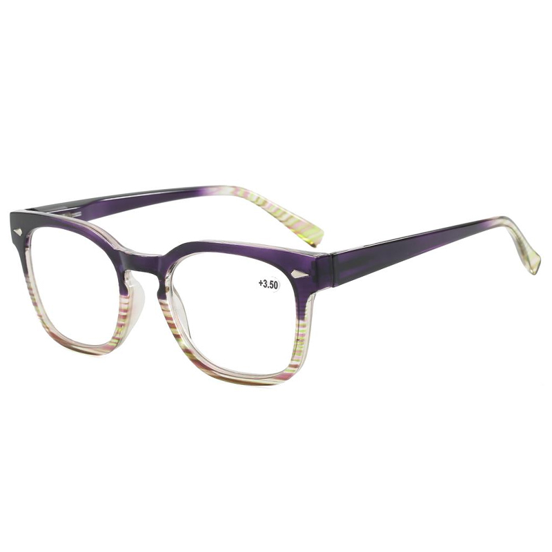 3130 Marco de forma redonda con lector de plástico para el puente de la nariz con el ojo de la cerradura