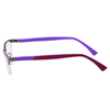 3122 Material combinado Semi Rimless Unisex Gafas de lectura