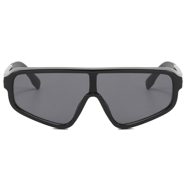 86486 Lente de una pieza Marco frontal Riverios plateados Decoración PC Unisex Gafas de sol