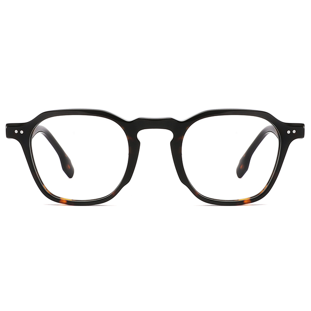 Stock acetato hombres marcos ópticos #2404 2121