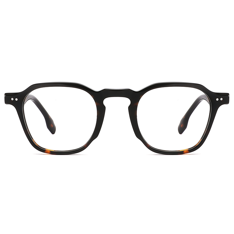 Stock acetato hombres marcos ópticos #2404 2121