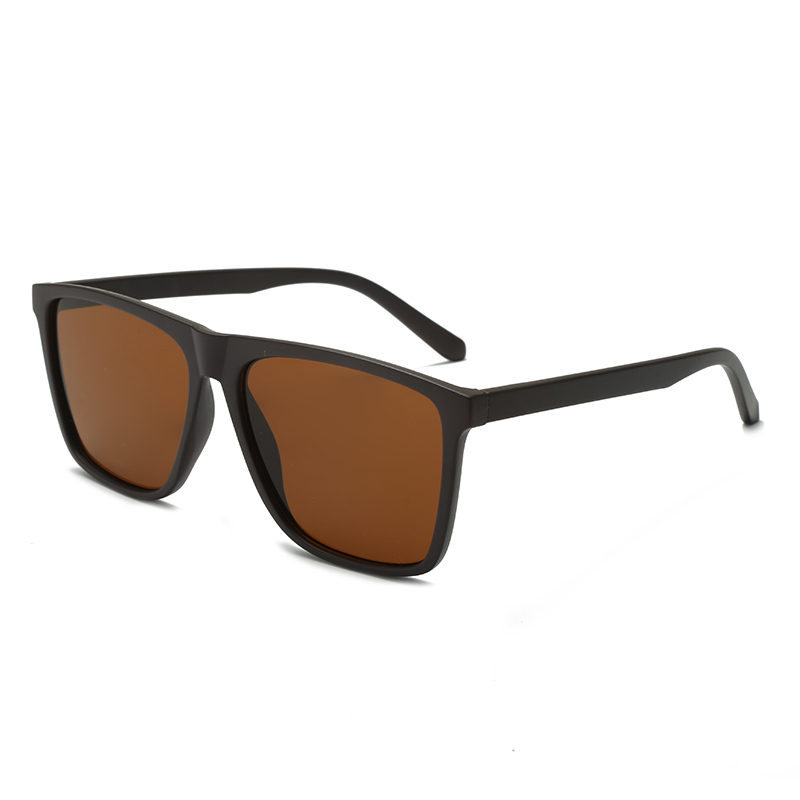 Stock Peso liviano cómodo Horizontal Nariz Design Men/Unisex PC UV400 Protección Gafas de sol #82701