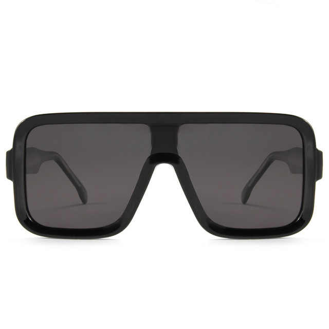 5007 Big Size Square Shape Metal Lens Fashion Gafas de sol unisex