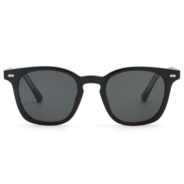 6243 Estilo de rumbo completo con remaches plateado de metal UV400 UNISEX SOL GHABSAS