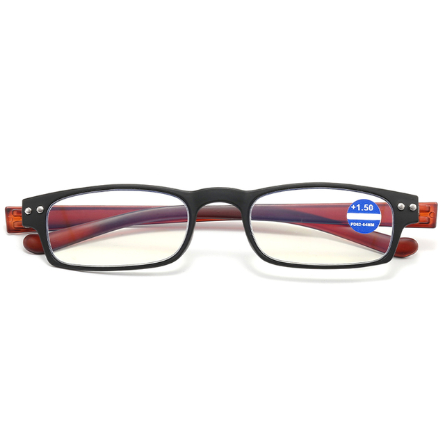 3031 Ligero de construcción de metales Rectángulo Front Marco de plástico Gafas de lectura