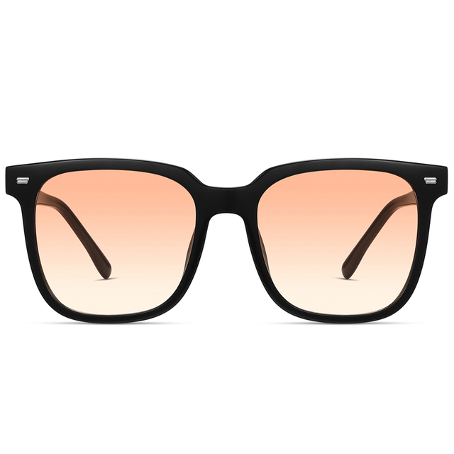 9150 Gafas de sol unisex de gran tamaño de acetato de forma cuadrada