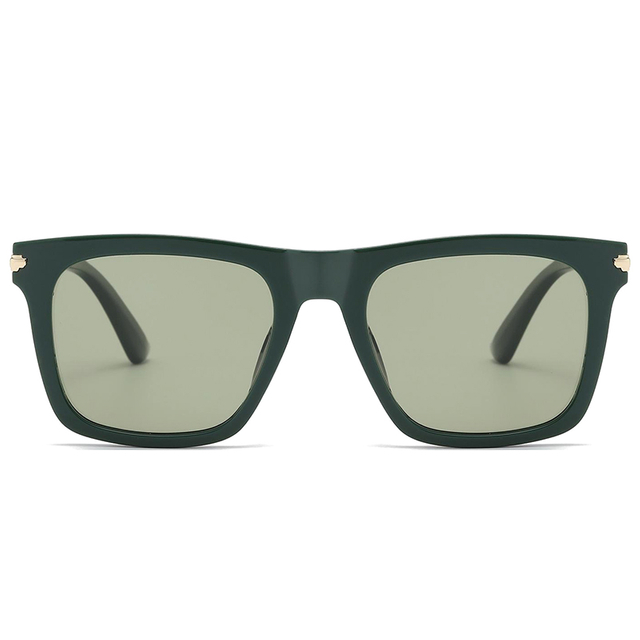 7528 Marco de forma cuadrada al por mayor con hardware de metal de tono dorado TR90 Gafas de sol inyectadas