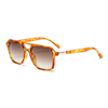 3427 MARCO DE Forma cuadrada al por mayor Puente de doble nariz UV400 Gafas de sol unisex