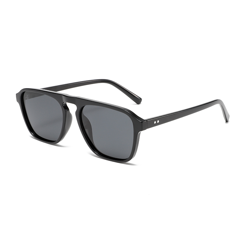 3475 marco de forma cuadrada con puente de la nariz plana de estilo minimalista de gafas de sol unisex